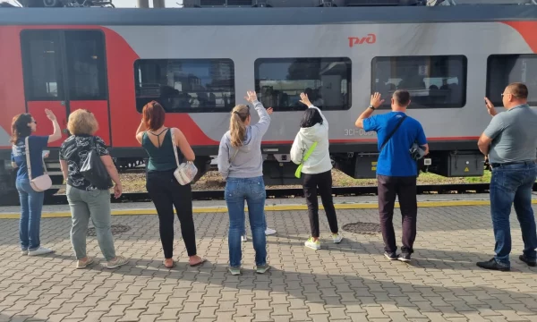 На море
