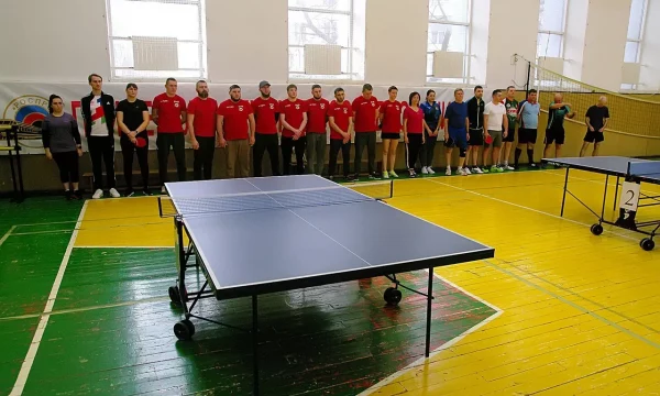 Первенство Краснодарского территориального управления  по настольному теннису