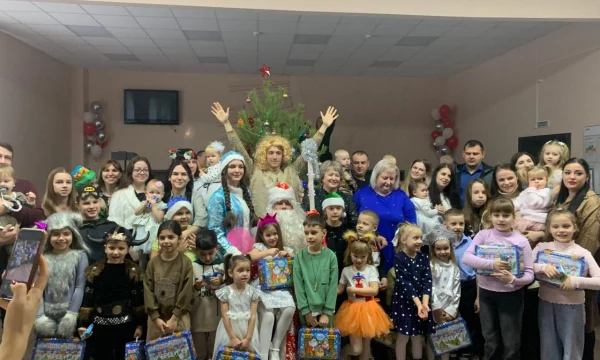 Детский новогодний праздник в ДС Тихорецкая